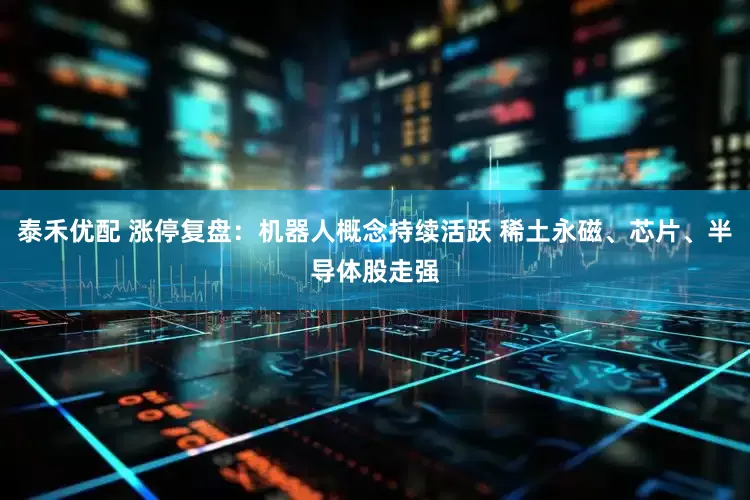 泰禾优配 涨停复盘：机器人概念持续活跃 稀土永磁、芯片、半导体股走强