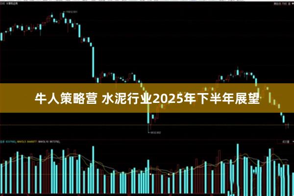 牛人策略营 水泥行业2025年下半年展望